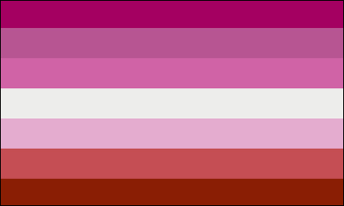 Drapeau de la communauté Lesbienne